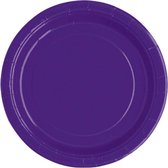 UNIQUE - Set ronde paarse borden 18 cm - Decoratie > Borden
