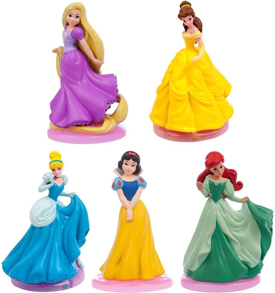 Disney Prinsessen taartdecoratie set 5 stuks(+/-5cm) | bol