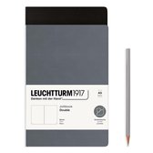 Leuchtturm1917 Double A5 Medium Jottbook Blanco Black / Anthracite (set van 2)