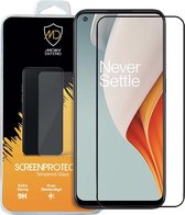 OnePlus Nord N100 screenprotector - MobyDefend gehard glas screensaver - Zwarte randen - Glasplaatje Geschikt Voor OnePlus Nord N100