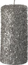 J-Line Cilinderkaars Glitter Was Champagne Large-38U Set van 6 stuks