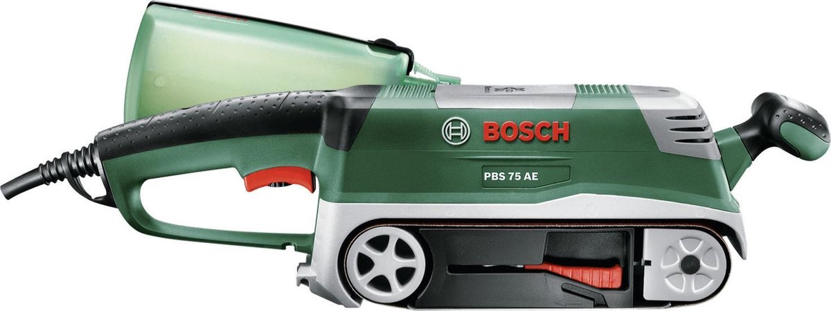 Bosch PBS 75 AE Bandschuurmachine- 750 W - Set, incl. parallel- en  verstekgeleider | bol.com