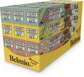 SALE - 120 cups - Belmio BIO/Fairtrade MIX Box - Single Origine - 4 smaken - 12 sleeves á 10 capsules