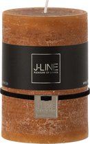 J-Line Cilinderkaars  Caramel M Set van 12 stuks