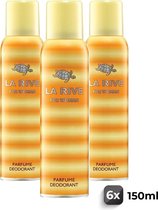 La Rive Deo For Woman - Voordeelverpakking 6 Stuks