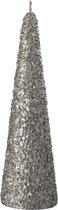 J-Line Kaars Conisch Glitter Was Champagne Small-6U Set van 6 stuks