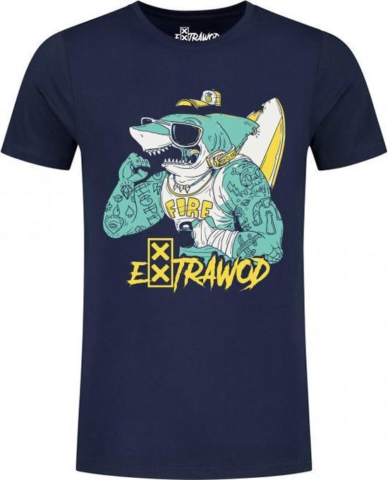 Exxtrawod Shark T-shirt unisexe Crossfit Tee Training Taille XXL