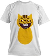 Funny Cat T-Shirt Heren / Dames - Perfect Cadeau Shirt - grappige Spreuken, Zinnen, afbeeldingen en Teksten maat L