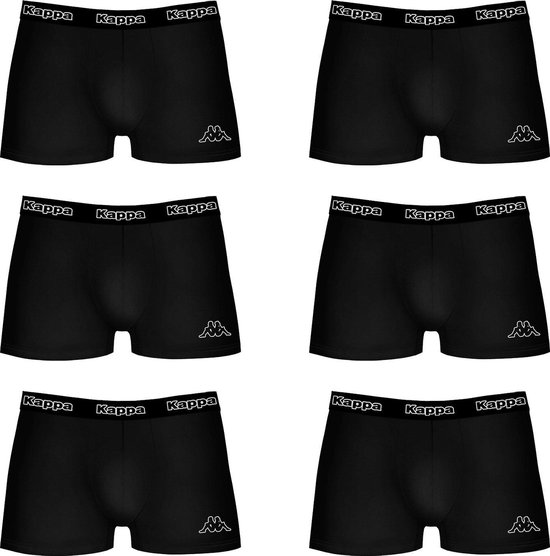 Kappa – boxershort heren – 6 stuks – zwart – boxers heren – maat M –  boxershorts heren | bol.com
