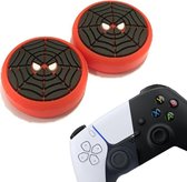 Thumb Grips | Thumb Sticks | Gaming Thumbsticks | Geschikt voor Playstation PS5 PS4 PS3 & Xbox X S One 360 | 1 Set = 2 Thumbgrips | Web Zwart