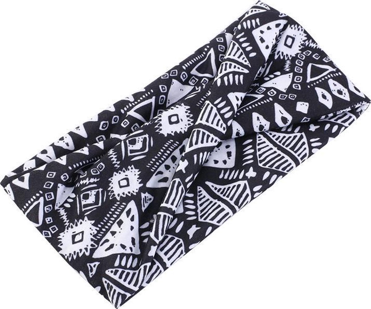 Haarband - Sport haarband - Zwart - Dames haarband - Meiden haarband - Tieners haarband - Make up - Vrijetijdshaarband - Twist haarband - Haarverzorging