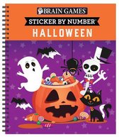 Brain Games - Sticker by Number- Brain Games - Sticker by Number: Halloween