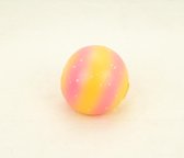 2 X oplichtende squishy bead bal - Squeezy bal- squishy - anti stress bal - Slijm bal - 8 cm