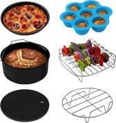 Airfryer Accessoires Universeel Heteluchtfriteuse Set 5,5 Liters