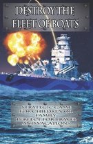Destroy the Fleet of Boats - Strategic Game for Children or Family Perfect for Travel and Vacations