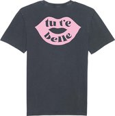 TUTEBELLE KISS RUGPRINT T-SHIRT WASHED