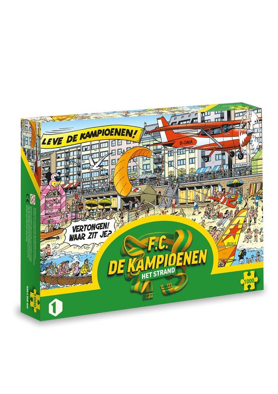 Foto: F c de kampioenenpuzzel het strand