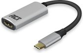 USB-C naar HDMI adapter met aluminium behuizing - 4K - ACT AC7010