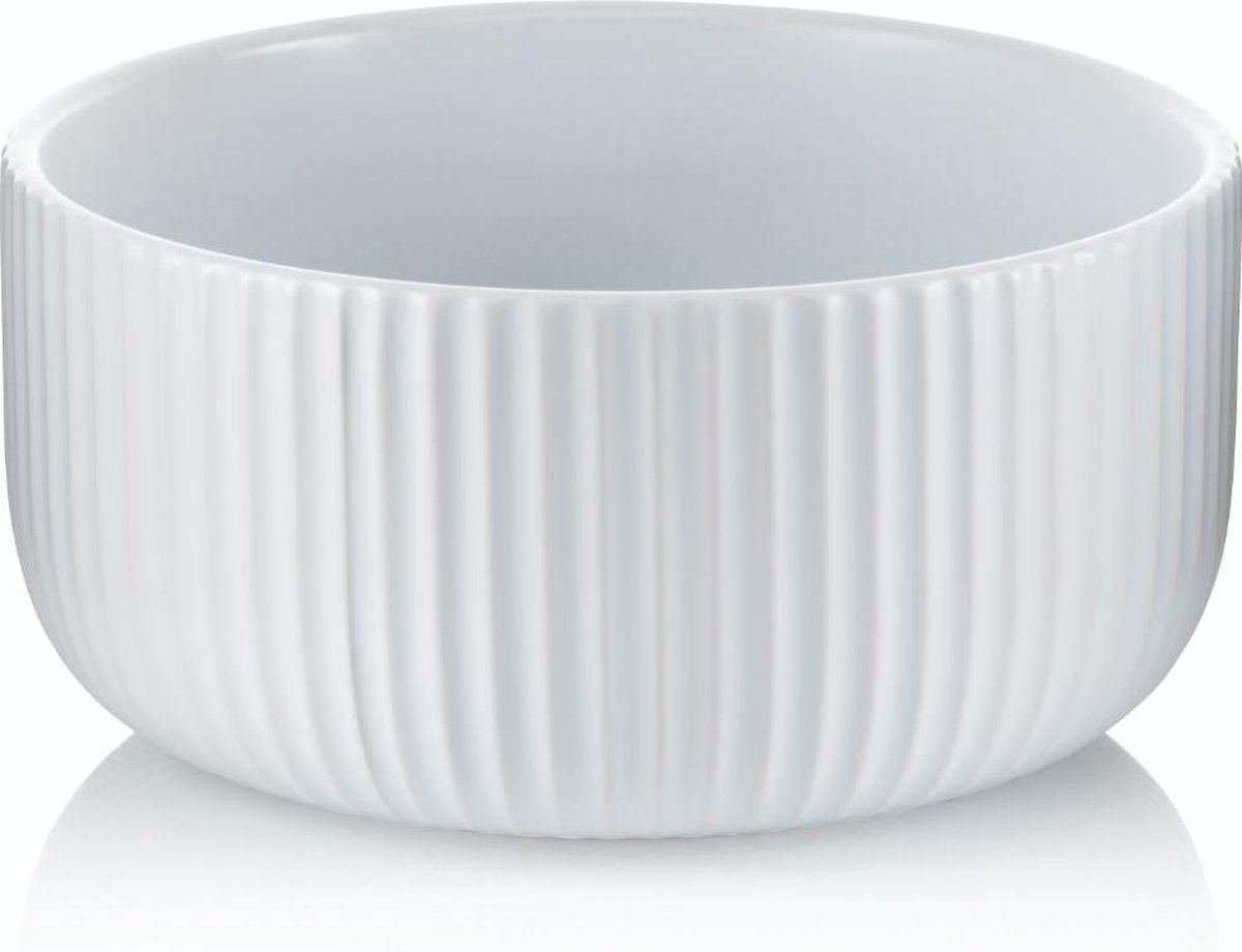 Schaaltje Keramiek Wit, 23 cm - Kela | Maila