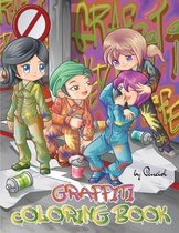 Graffiti coloring book for adults and teens