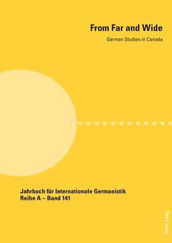 Jahrbuch fuer Internationale Germanistik 141 - From Far and  ... - cover