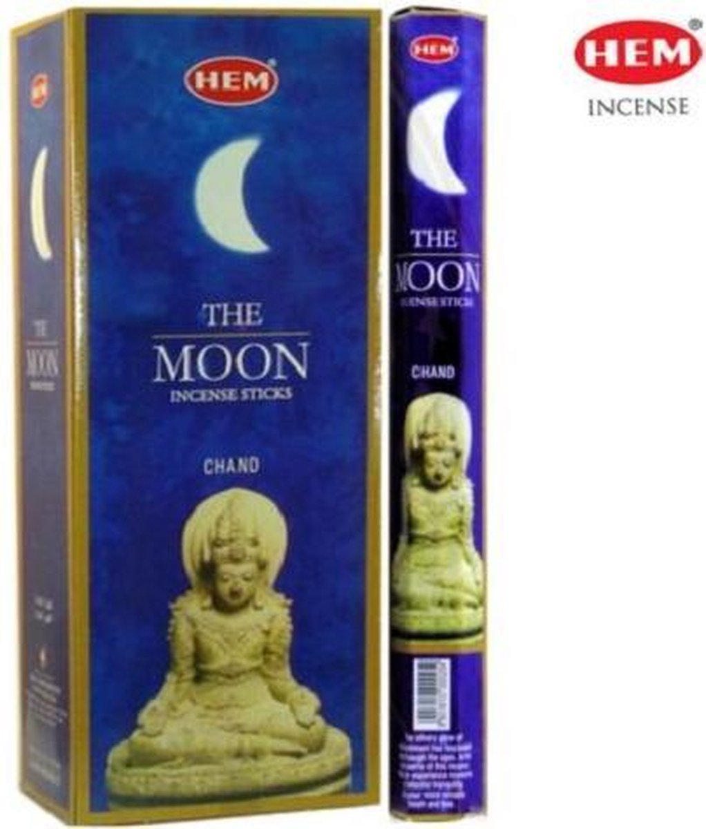 The moon HEM 6 stuks wierook stokjes Boeddha-Store