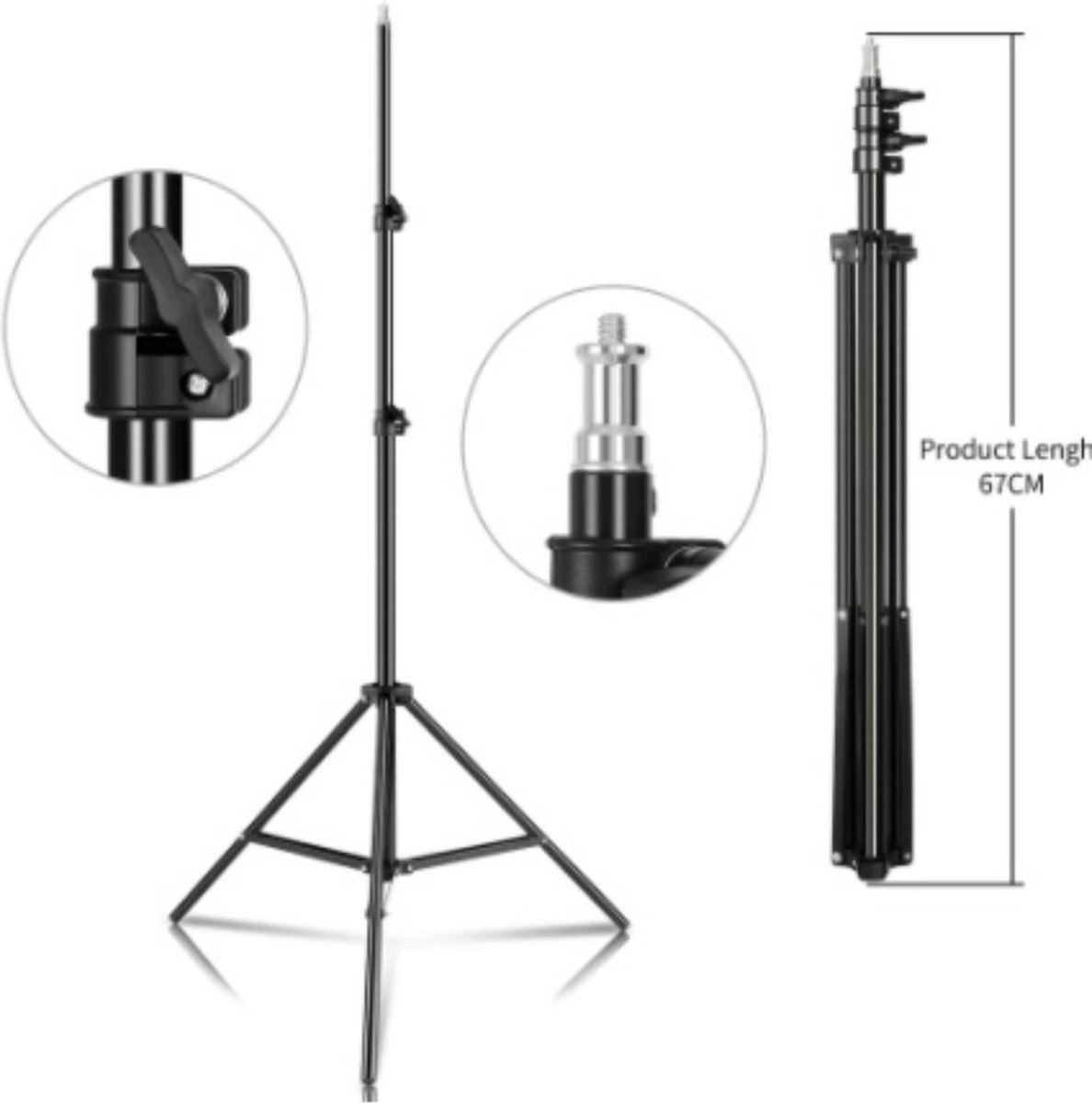 HiCHiCO Smartphone Statief 210Cm Voor Fotocamera en Smartphone thumbnail 4
