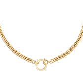 Ketting chunky circle goud