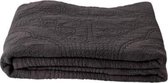 Bohemian katoenen plaid antraciet