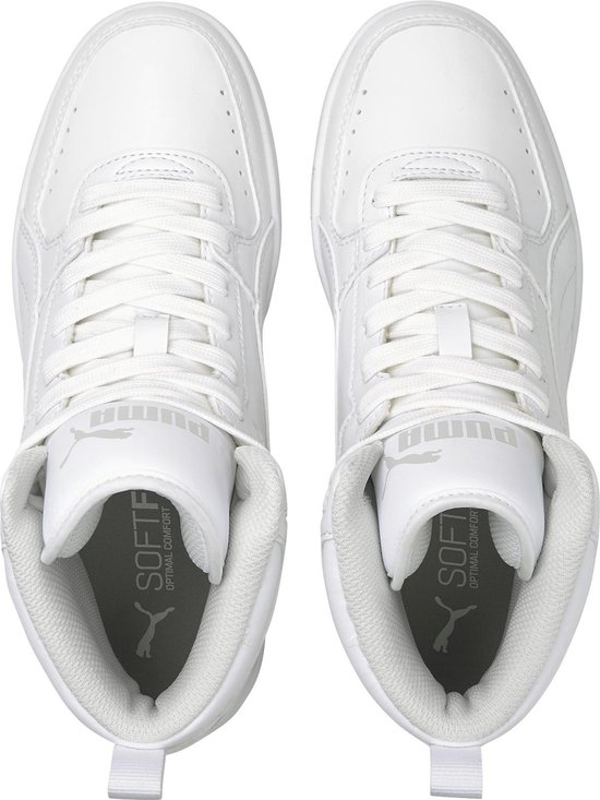 PUMA Rebound JOY Jr Unisex Sneakers - White/Limestone - Maat 38 - PUMA