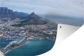 Muurdecoratie Kaapstad - Zuid afrika - Afrika - 180x120 cm - Tuinposter - Tuindoek - Buitenposter