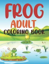Frog Adult Coloring Book