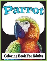 Parrot Coloring Book For Adults