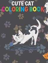 Cute Cat Coloring Book