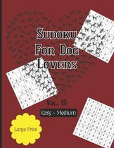 Sudoku For Dog Lovers Vol2 Easy - Medium