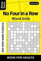 No Four in a Row puzzle book for Adults