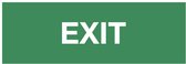 Exit sticker met tekst 400 x 150 mm