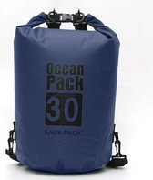 Waterdichte Tas - Dry bag - 30L - Blauw - Ocean Pack - Dry Sack - Survival Outdoor Rugzak - Drybags - Boottas - Zeiltas
