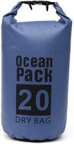 Nixnix Waterdichte Tas - Dry bag - 20L - Blauw - Ocean Pack - Dry Sack - Survival Outdoor Rugzak - Drybags - Boottas - Zeiltas