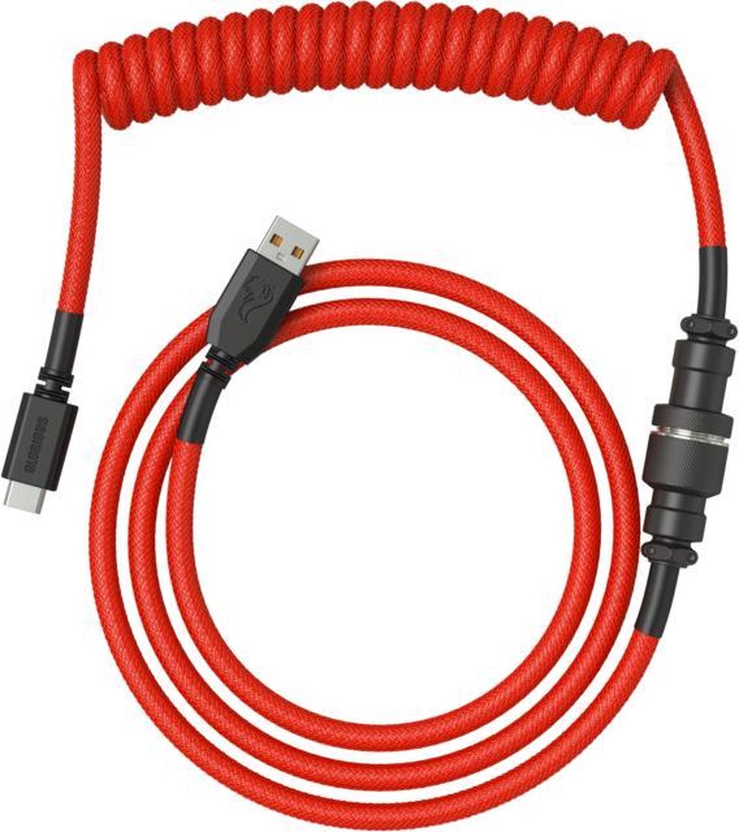 Glorious PC Gaming Race Coiled Cable - Toetsenbordkabel