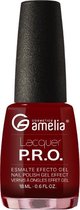 Amelia Cosmetics Nagellak Pro Dames 18 Ml Bordeauxrood