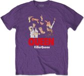 Queen Heren Tshirt -2XL- Killer Queen Paars