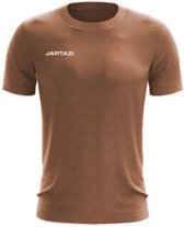 Jartazi T-shirt Premium Heren Katoen Lichtbruin Maat L