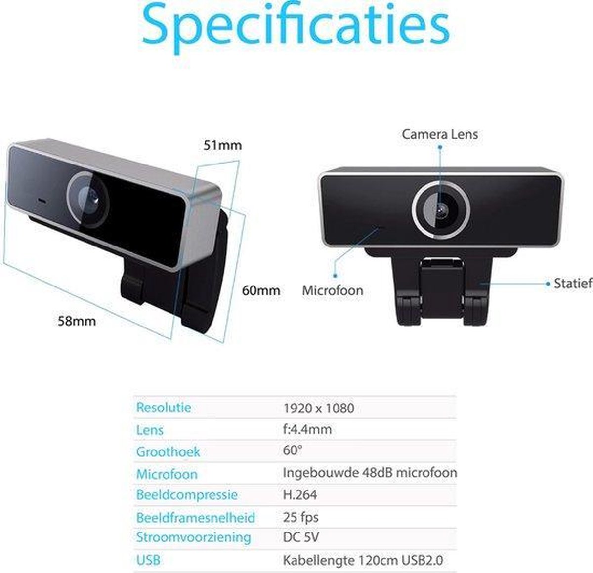 Trust Spotlight Pro Webcam Met Ingebouwde Microfoon En Ledlampjes 1 5860