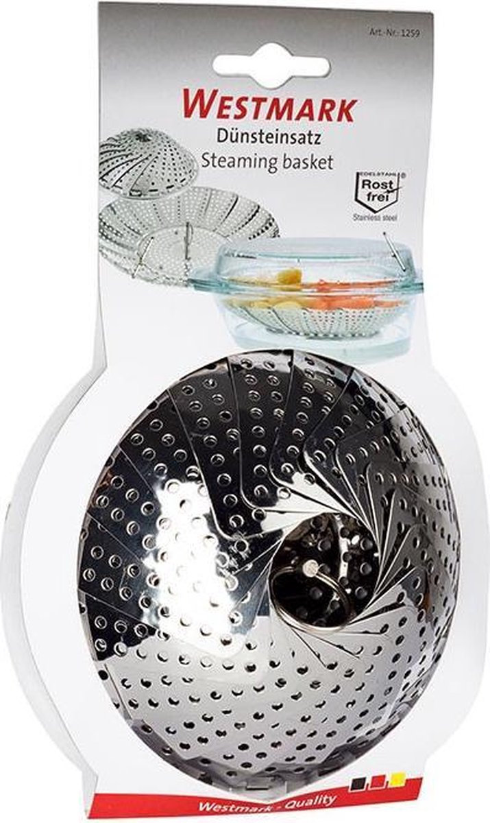 Westmark Stoommand, verstelbaar, voor pannen van Ø 14-23 cm, roestvrij staal, zilver, 12592270 — cadeau in Kookcadeaus - foto 5