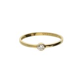 Glow 214.1003 Ring Goud CZ - maat 48