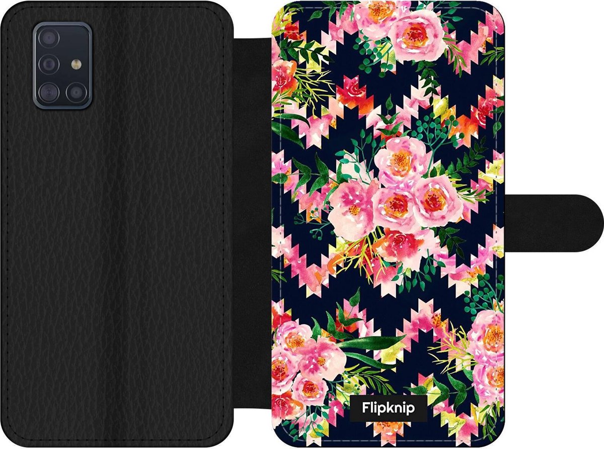 Wallet case - geschikt voor Samsung Galaxy A51 - Floral N°2