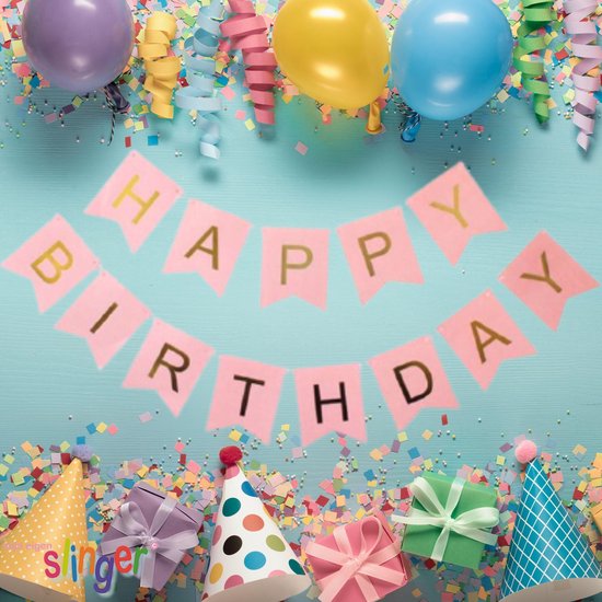 Bal10 Dünyası Çilek Happy Bırthday Dekoratif Eva Banner Seti Fiyatı