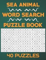 Sea Animal Word Search Puzzle Book