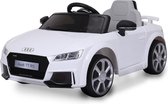 Elektrische Kinderauto Audi TT RS Wit 12V Met Afstandsbediening
